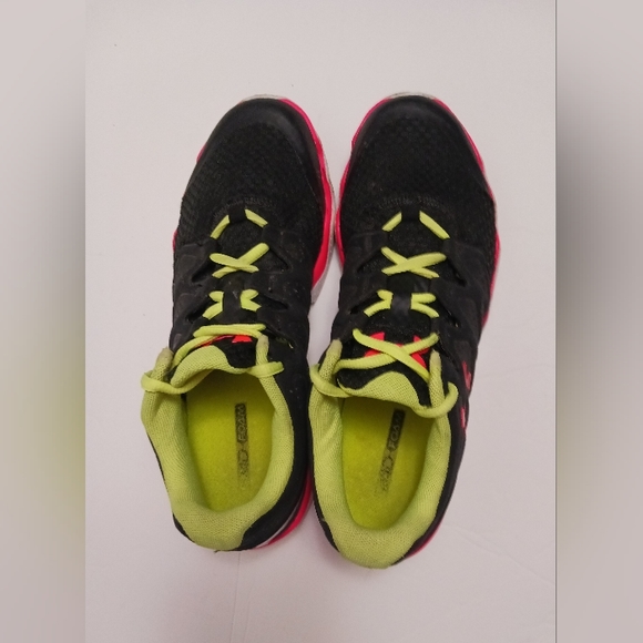 Under Armour  Women's Sz 9.5 Micro G Foam Pink/Black/Neon Lace Up Running Shoes - Picture 3 of 11